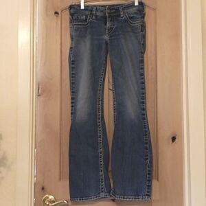 Silver Suki Jeans